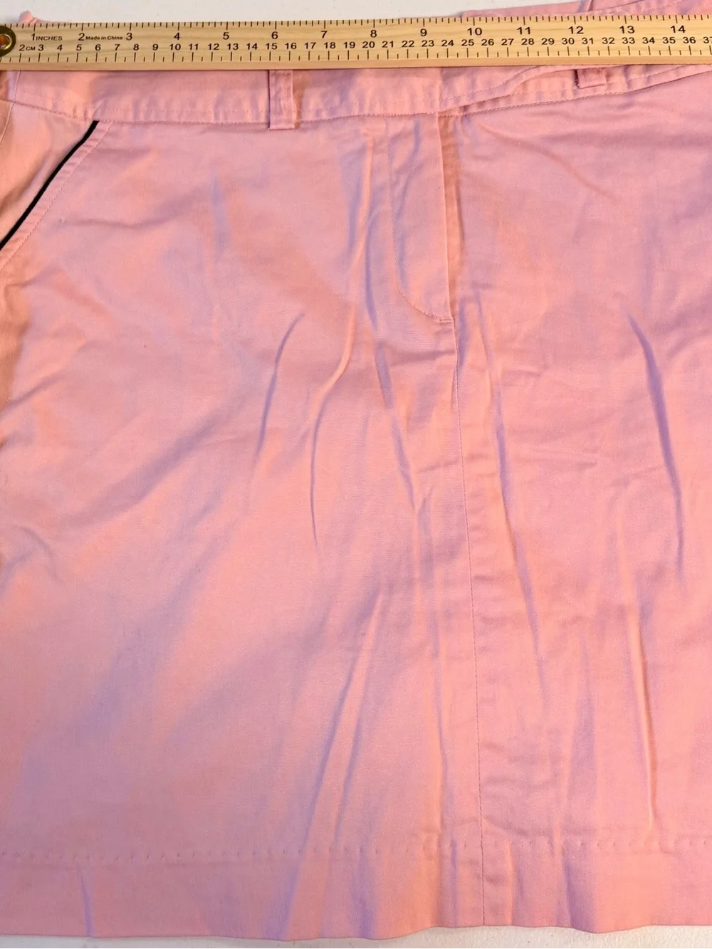 Sport Haley Pink Chino Skort with Black Trim